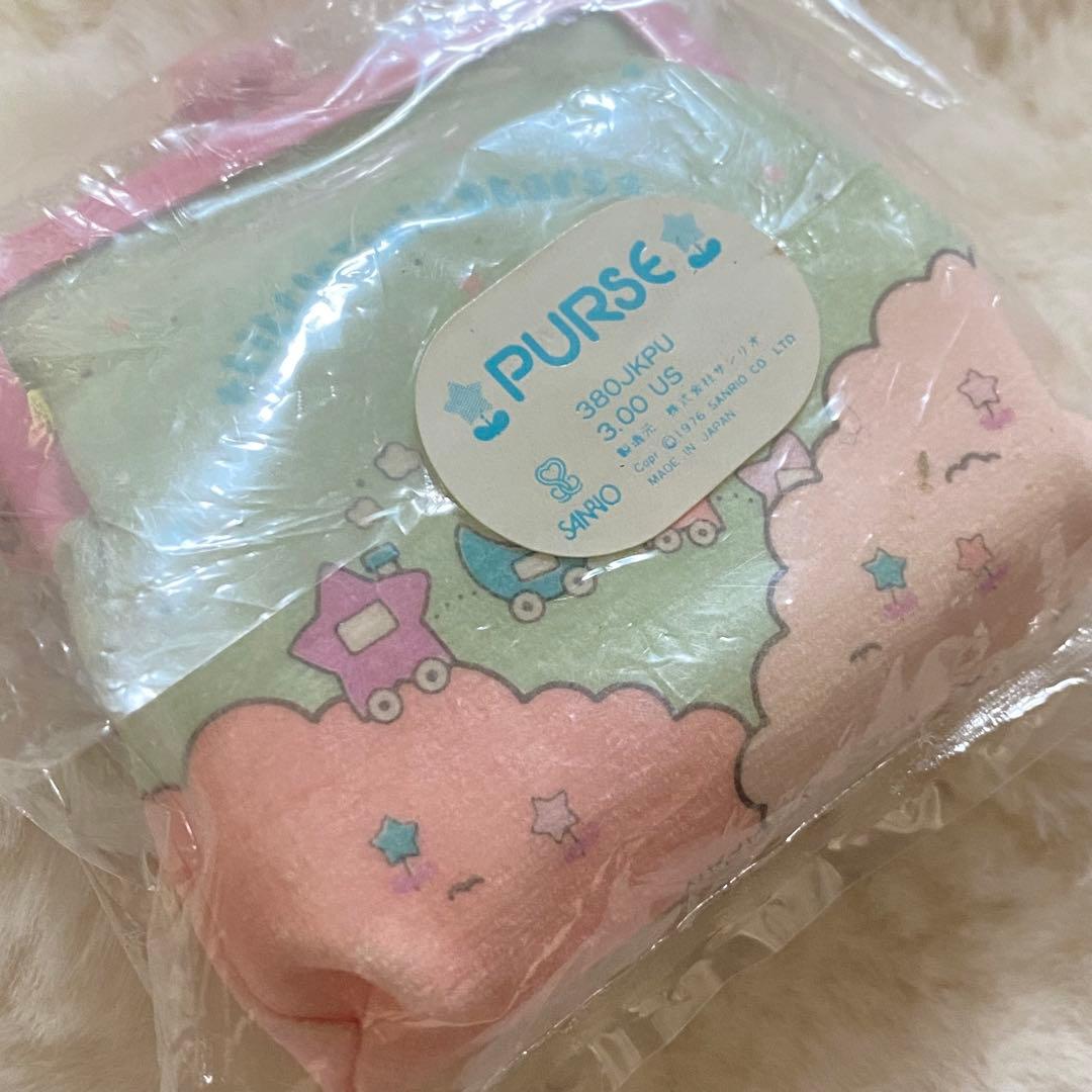 リトルツインスターズ ケース ミニ財布 1976 サンリオ 昭和 レトロ