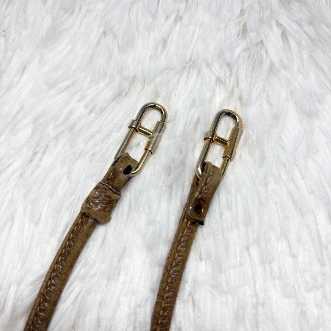 ✨美品✨ グッチ GGスプリーム ショルダーバッグ レザー ベージュ 2way