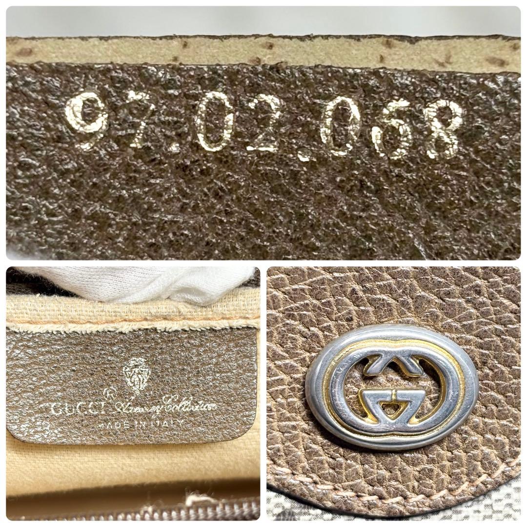 ✨美品✨ グッチ GGスプリーム ショルダーバッグ レザー ベージュ 2way