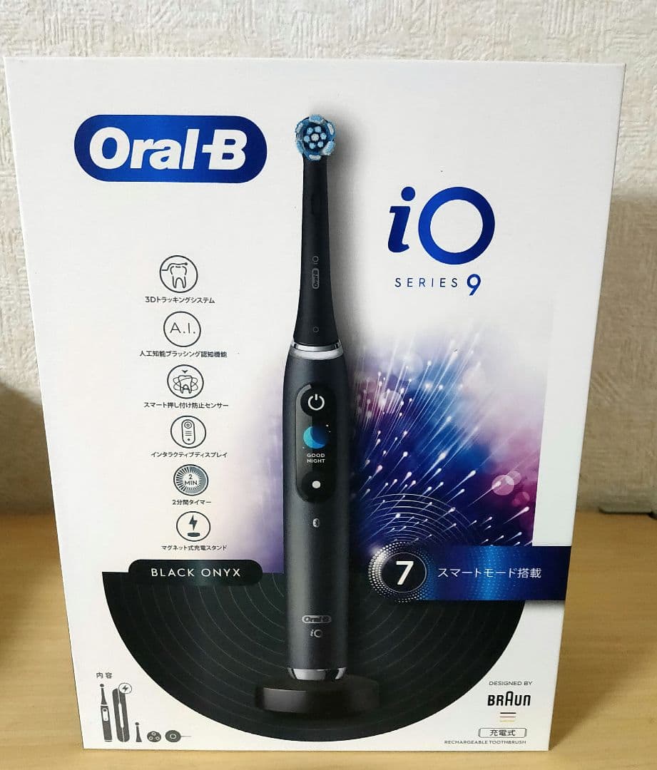 ブラウン 電動歯ブラシ iO9 オーラルB IOM92B22ACBK-1W