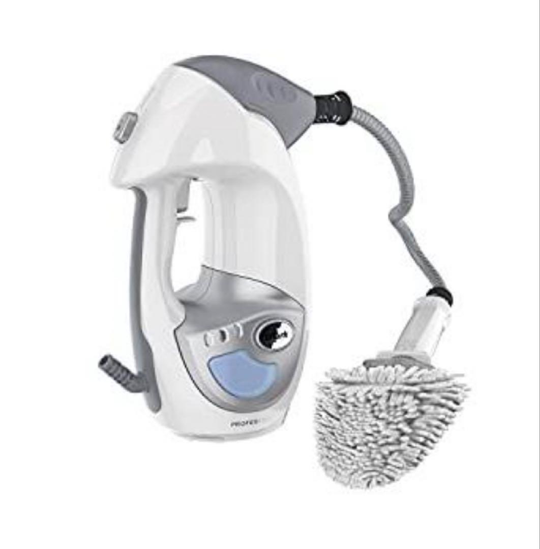 【新品未使用】ハンディスチームクリーナー ホワイト/グレー