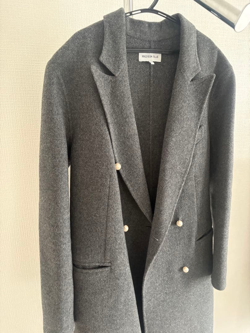 MADISON BLUEパールボタンチェスターコート　01