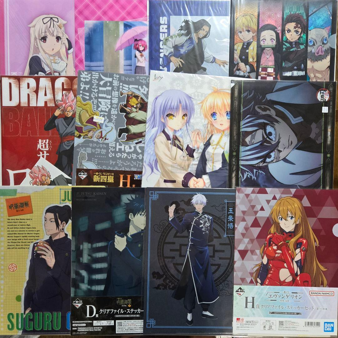 アニメグッズ キャラクターグッズ クリアファイル まとめ売り 200枚以上　①