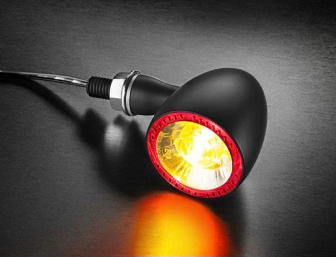 ケラーマン　バレット　1000 アンバー，レッド　ハーレー　リアウインカー