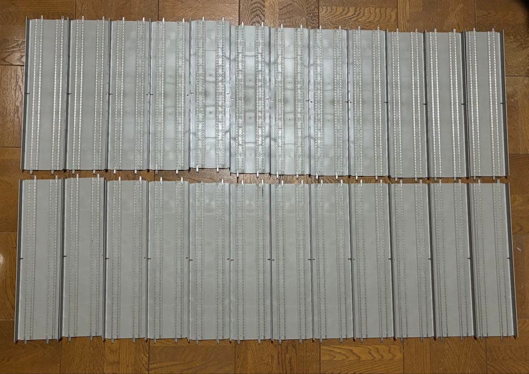 nゲージ TOMIX 1067複線高架レール 24本