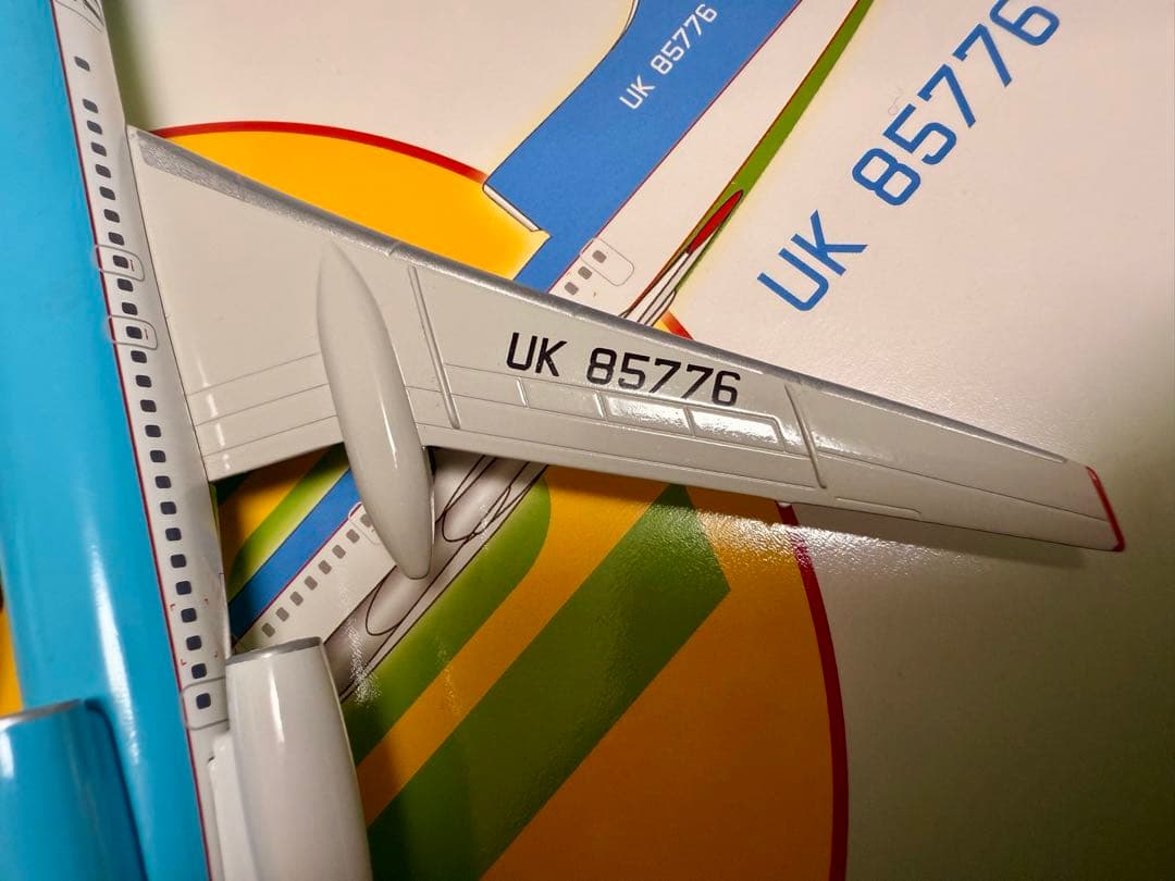 ウズベキスタン航空 UZBEKISTAN ツポレフ Tu-154M 1/200