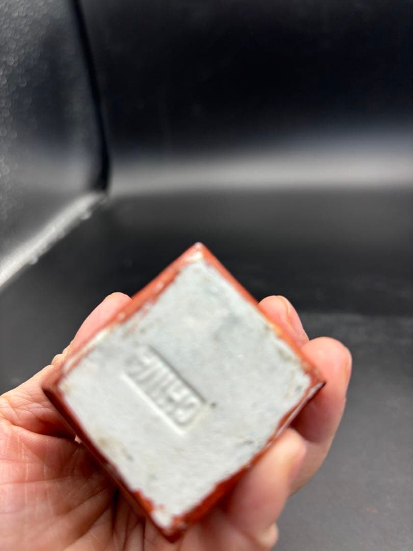 中国美術 古玩 色絵陶人形 陶器人形 高さ約17cm 置物 オブジェ 古董品