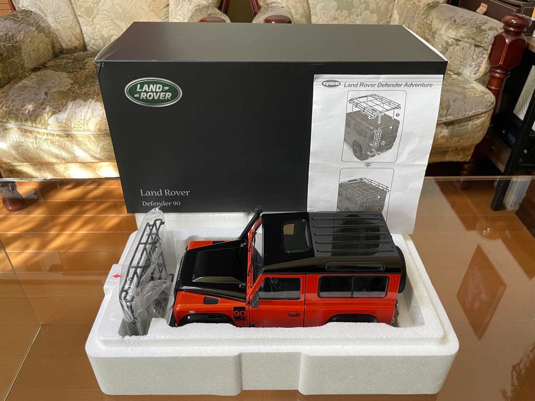 価格変更 1/18 京商ランドローバー ディフェンダー90 アドベンチャー