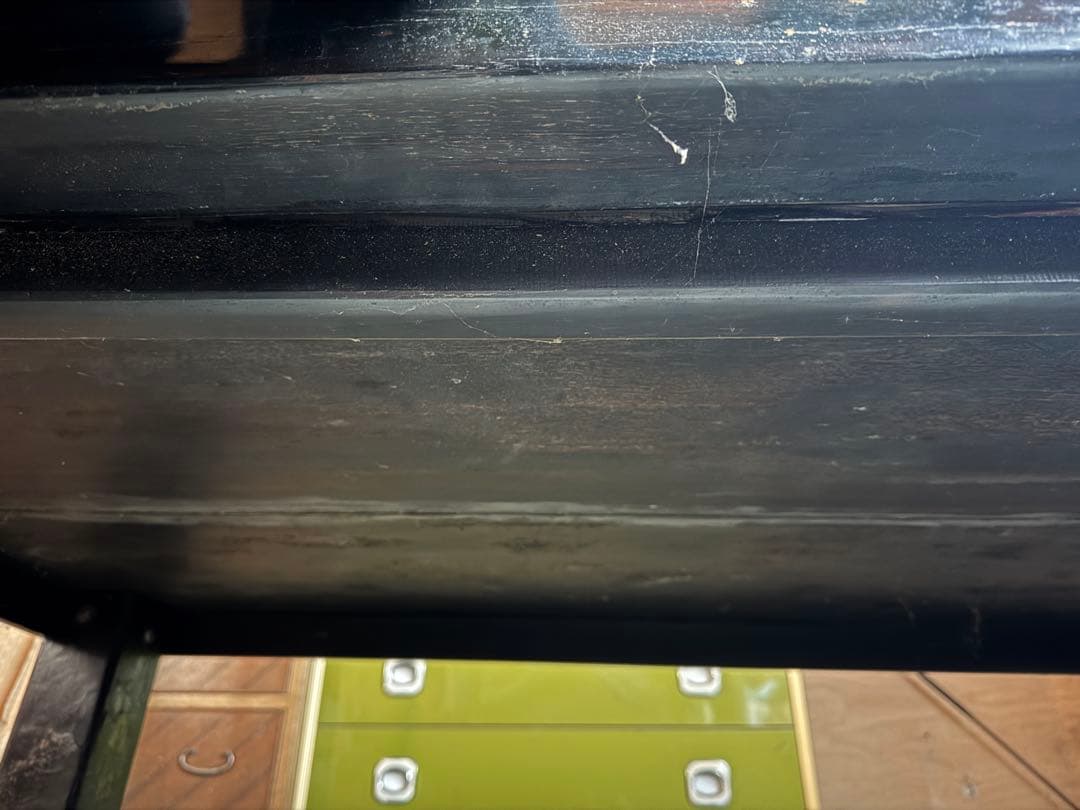 木彫 彫刻 ヴィンテージ ローテーブル 黒檀 センター リビング テーブル 座卓