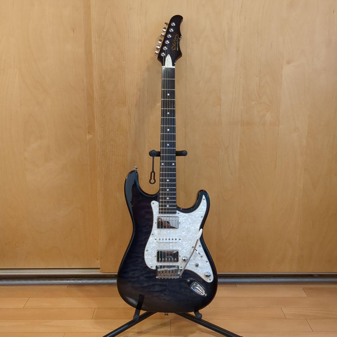 ギター MD Guitars G7-Q SBK