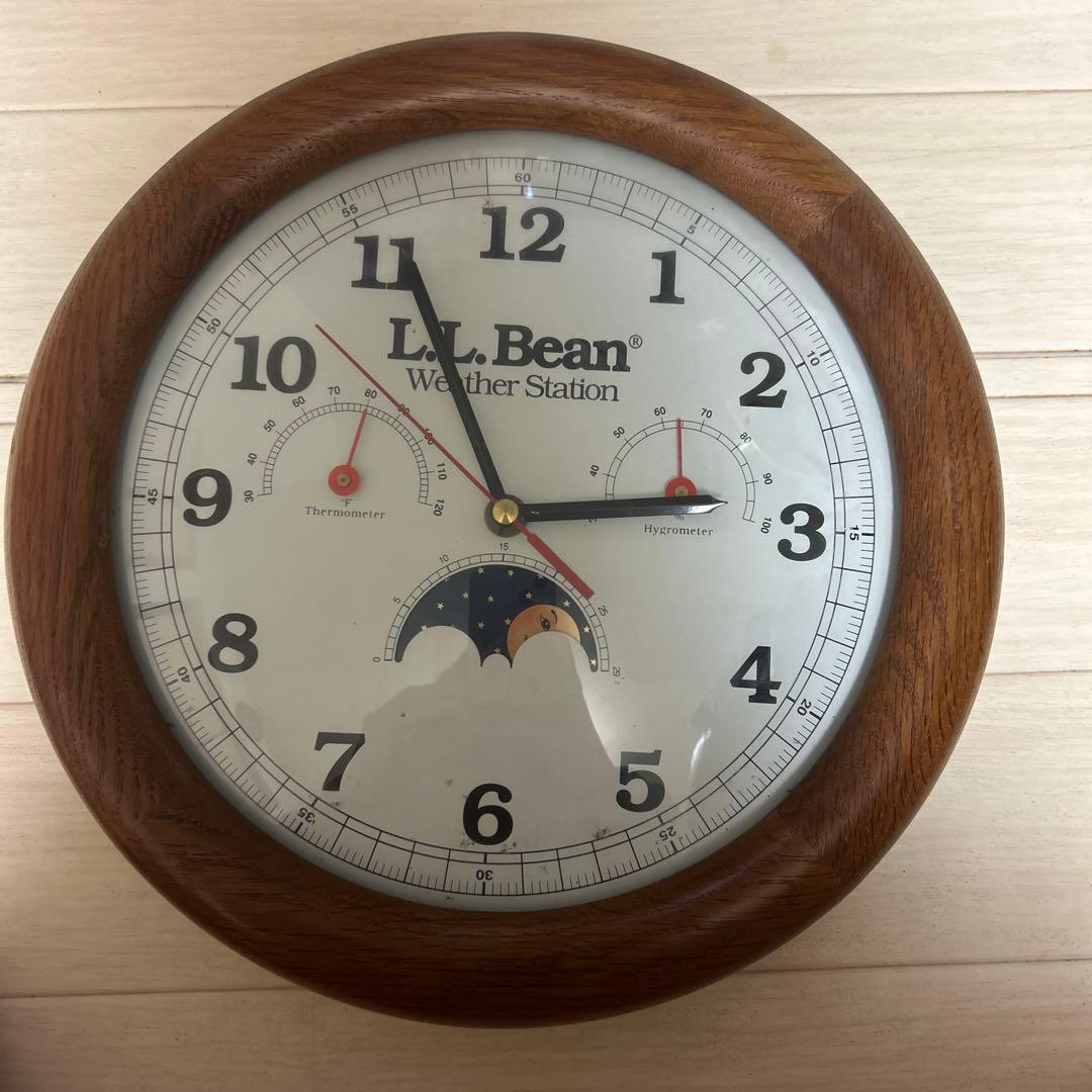 L.L. Bean 天気計付き時計