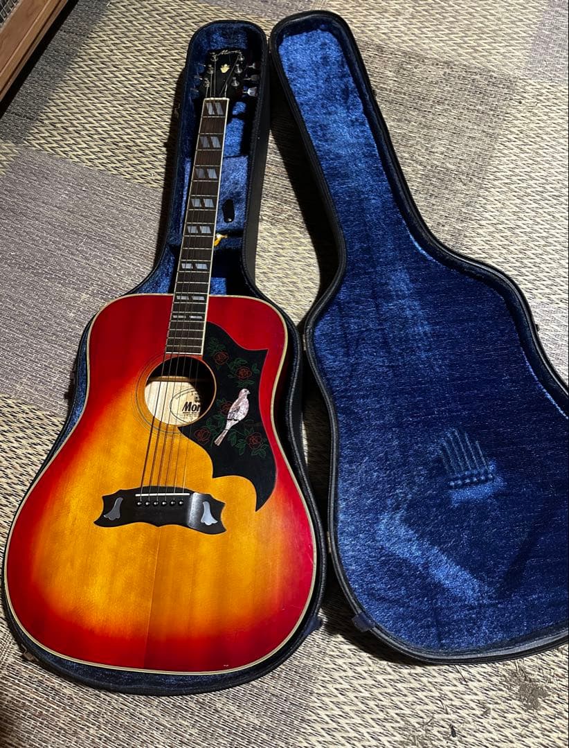 【Morris WD-35】アコースティックギター　ケース付き