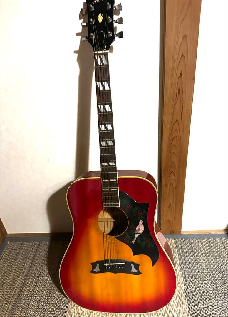 【Morris WD-35】アコースティックギター　ケース付き