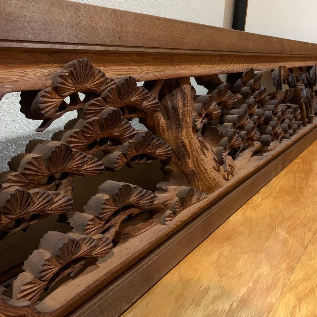 れいこ 彫刻欄間、、、松竹梅