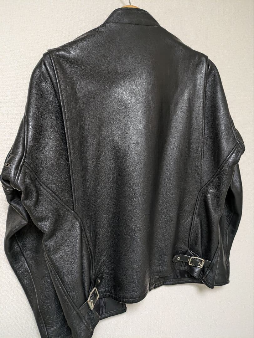 本革　シングルライダース　サイズXL