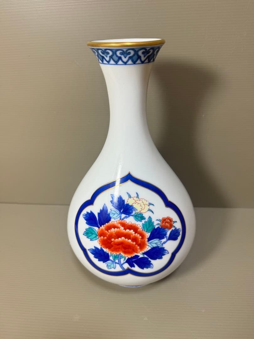 2228 香蘭社　金彩　花瓶