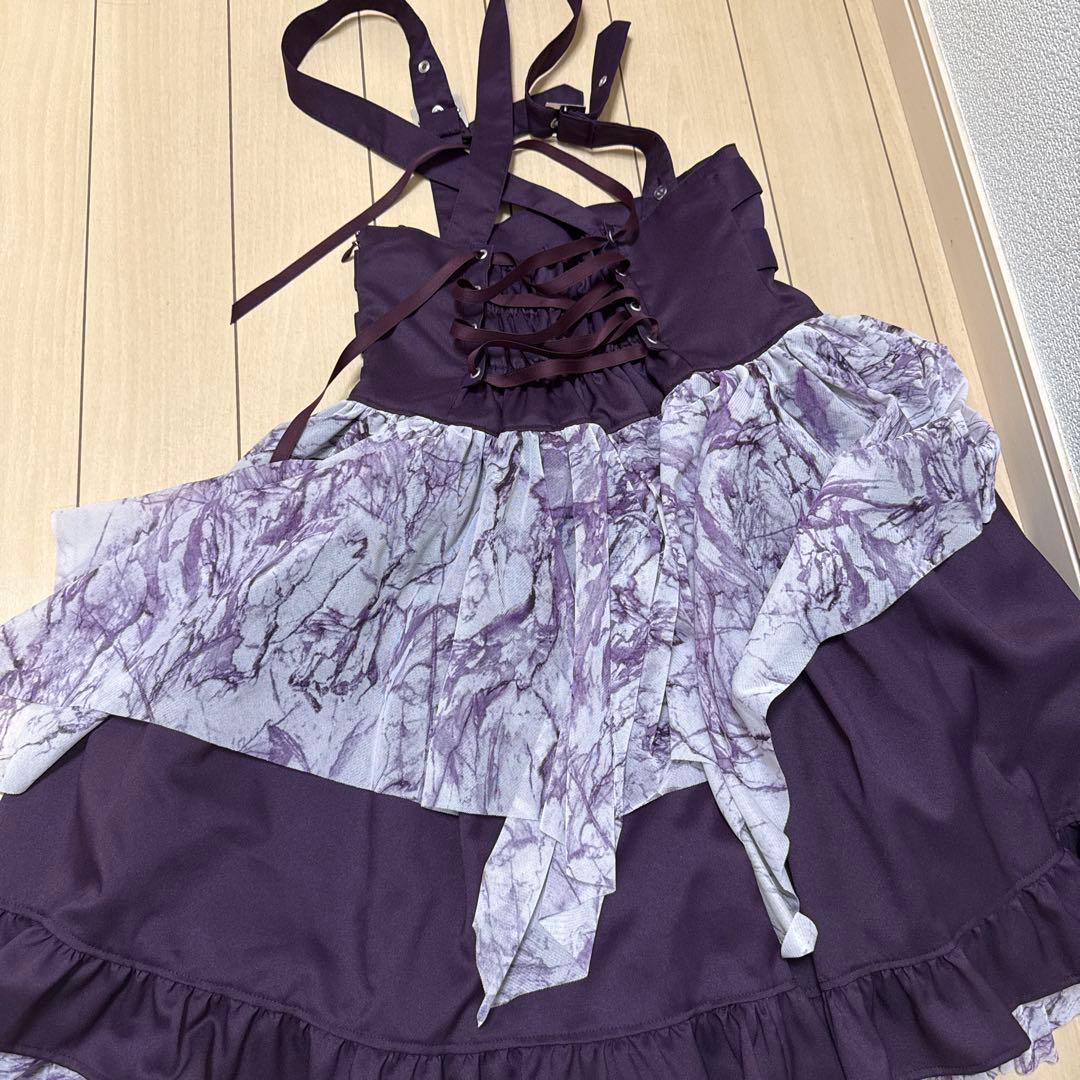 アリスアンドザパイレーツ　Spooky Shadow コルセットスカート　紫