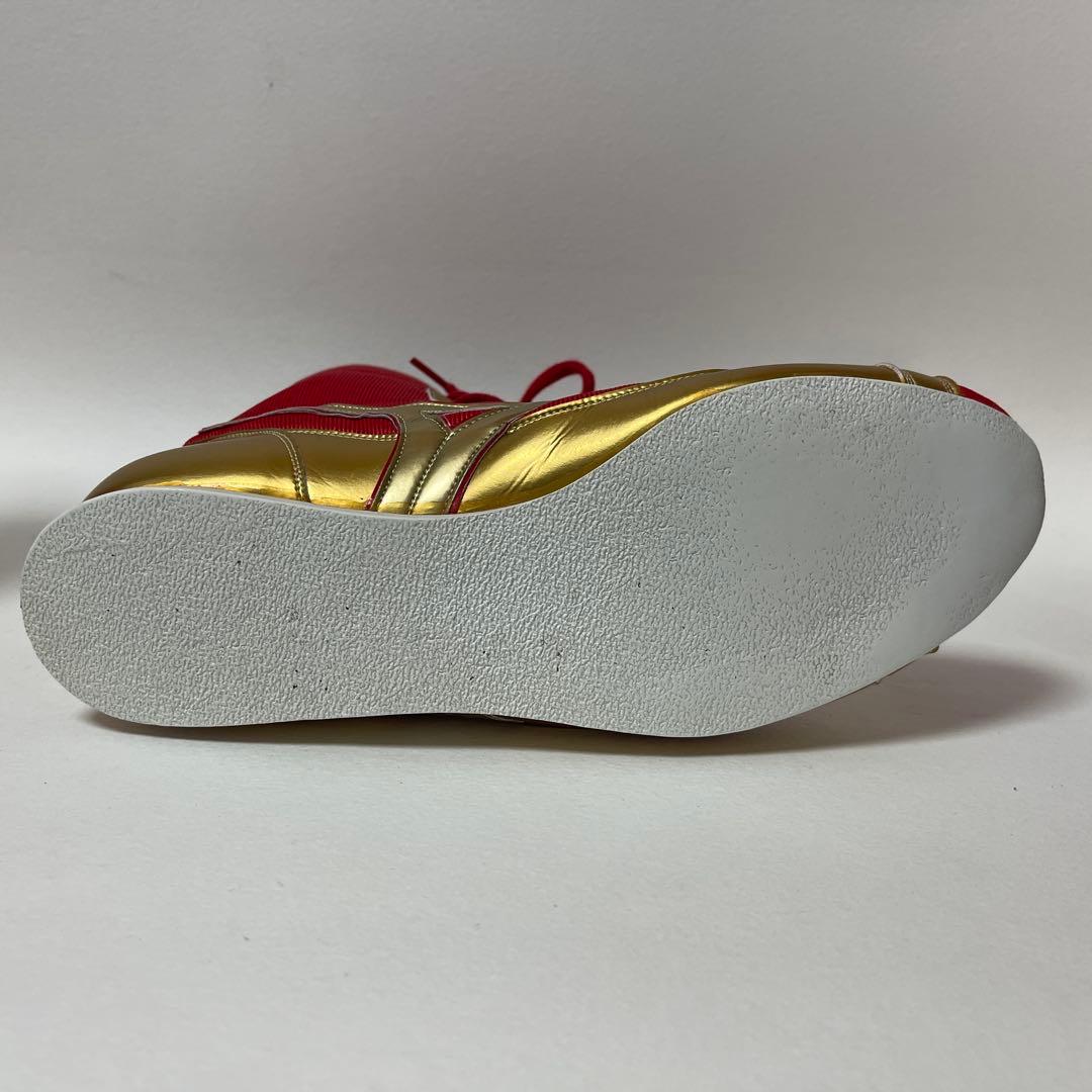 ボクシングシューズ ミズノ 27.5センチ 赤 レッド