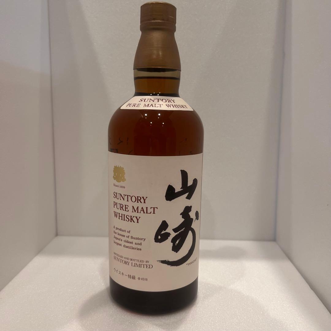 サントリー山崎 ピュアモルト 特級 旧4516 760ml 向獅子 ベロアケース