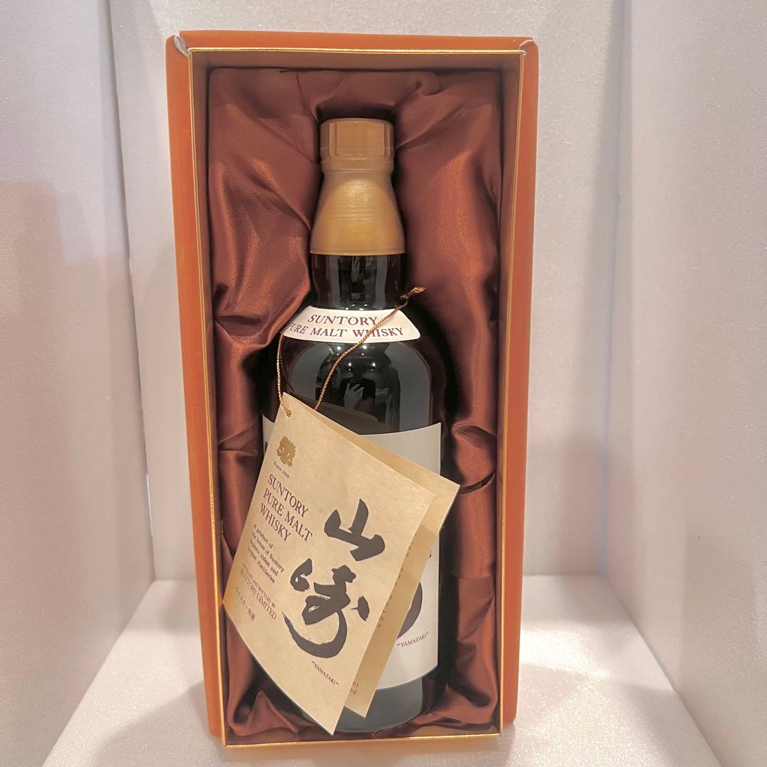 サントリー山崎 ピュアモルト 特級 旧4516 760ml 向獅子 ベロアケース