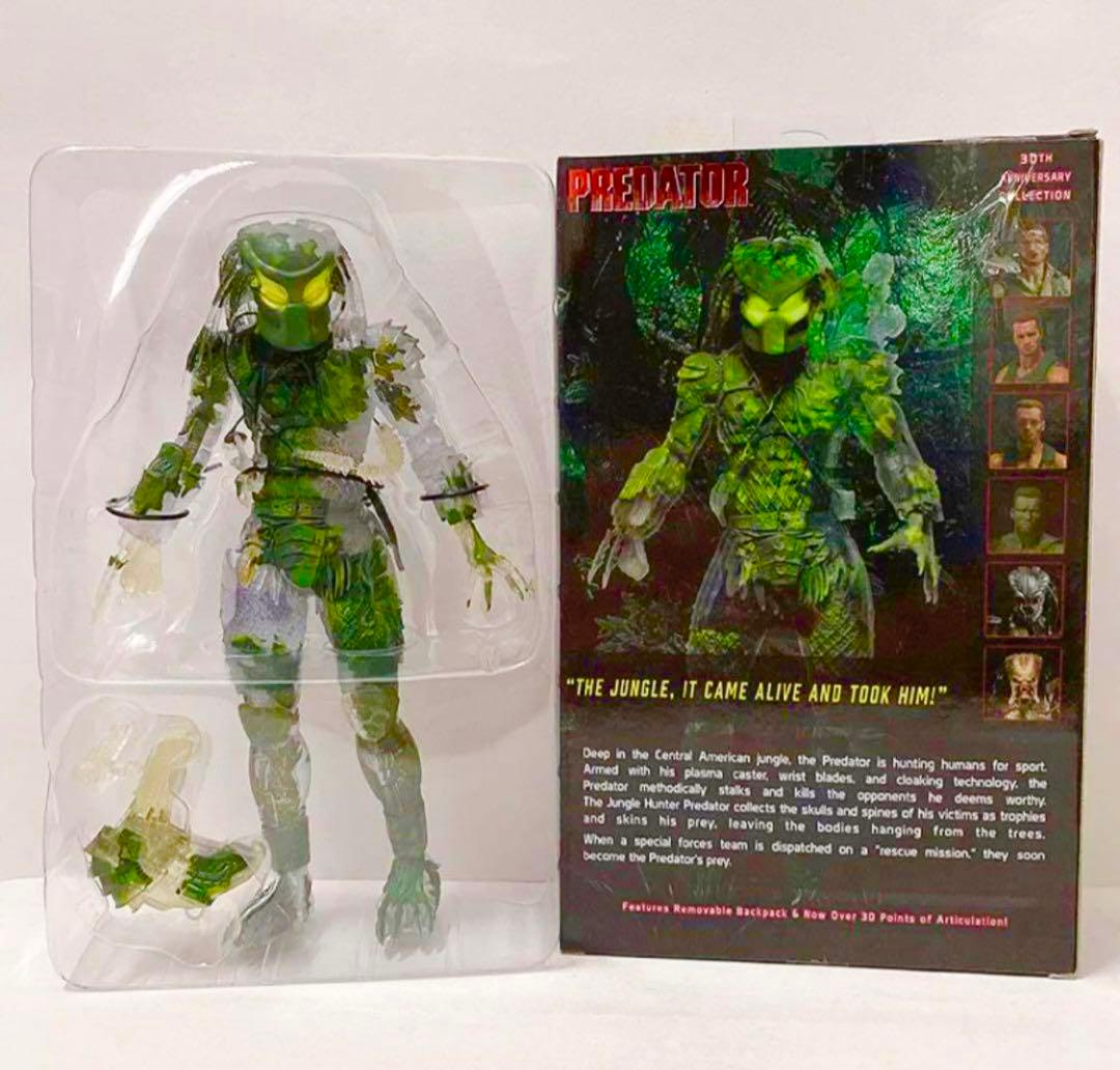 プレデターのフィギュア 透明バージョン