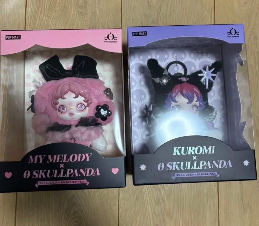 ポップマート　サンリオ　　マイメロディ マイメロ　クロミ　スカルパンダ