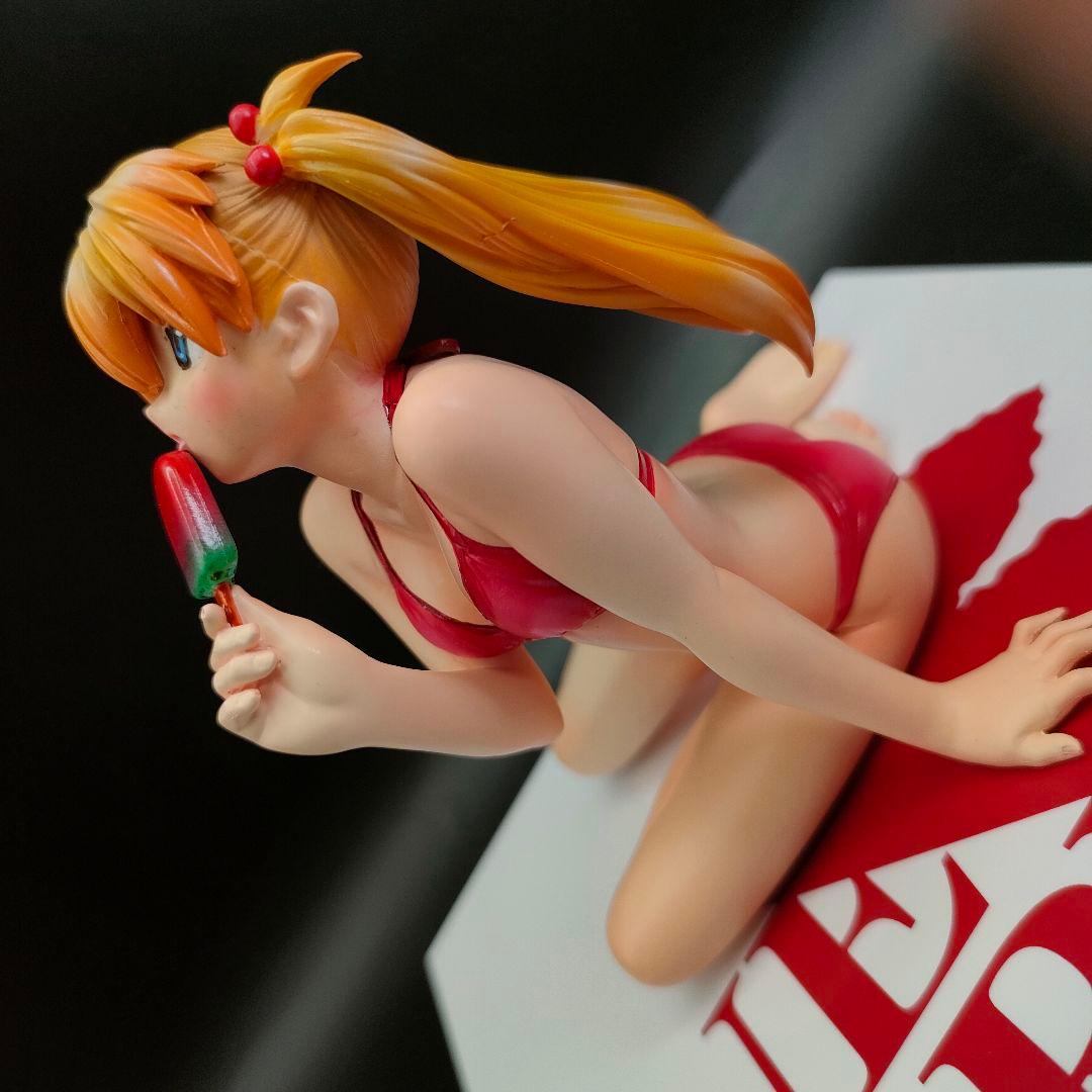 エヴァンゲリオン　式波・アスカ・ラングレー　水着　ガレージキット【全塗装完成品