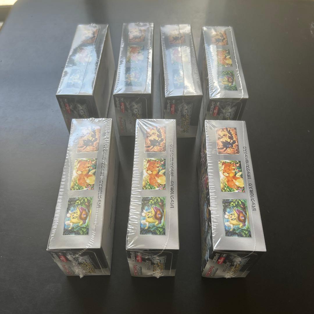 シャイニートレジャーexシュリンク付きBox7個