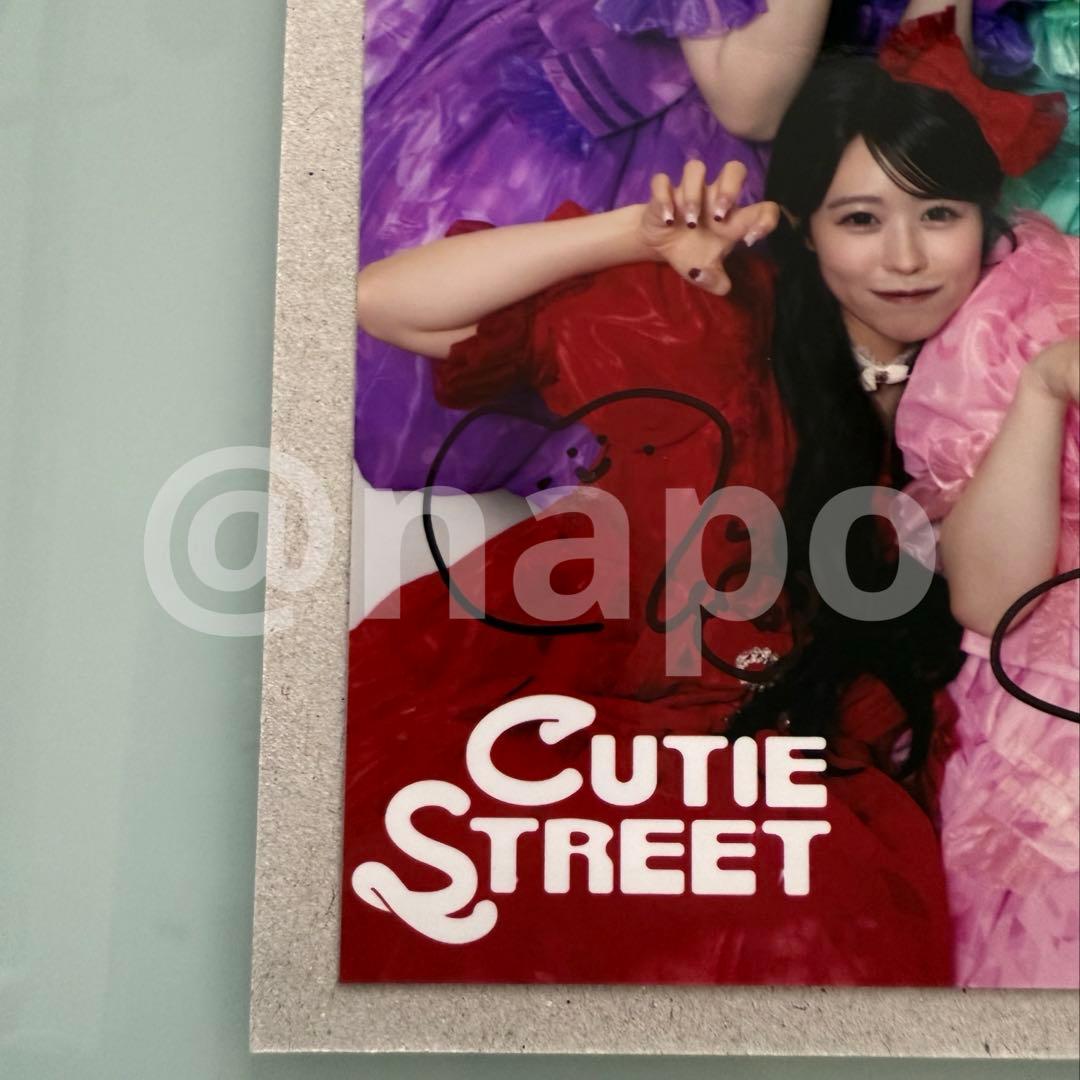 CUTIE STREET 全員サイン入り ライブフォト 2Lサイズ