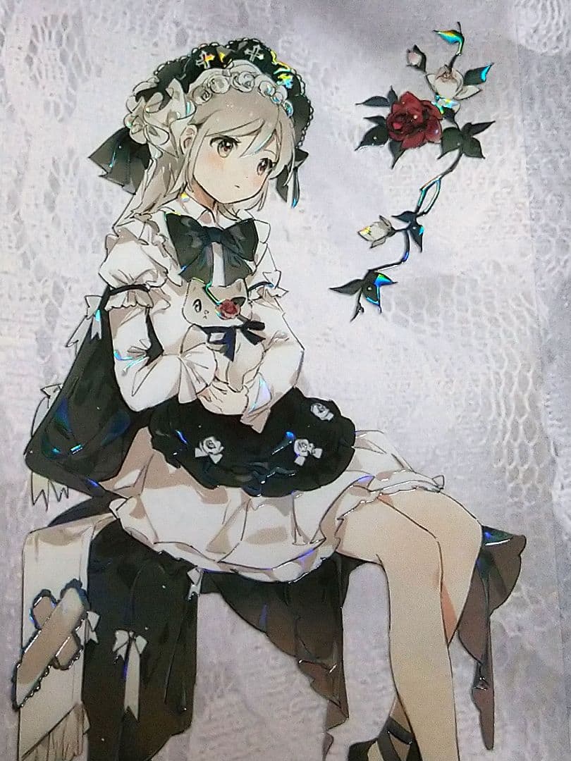 J541＃圣心玫瑰(贝壳光)shine切り売り海外人物マステ女の子