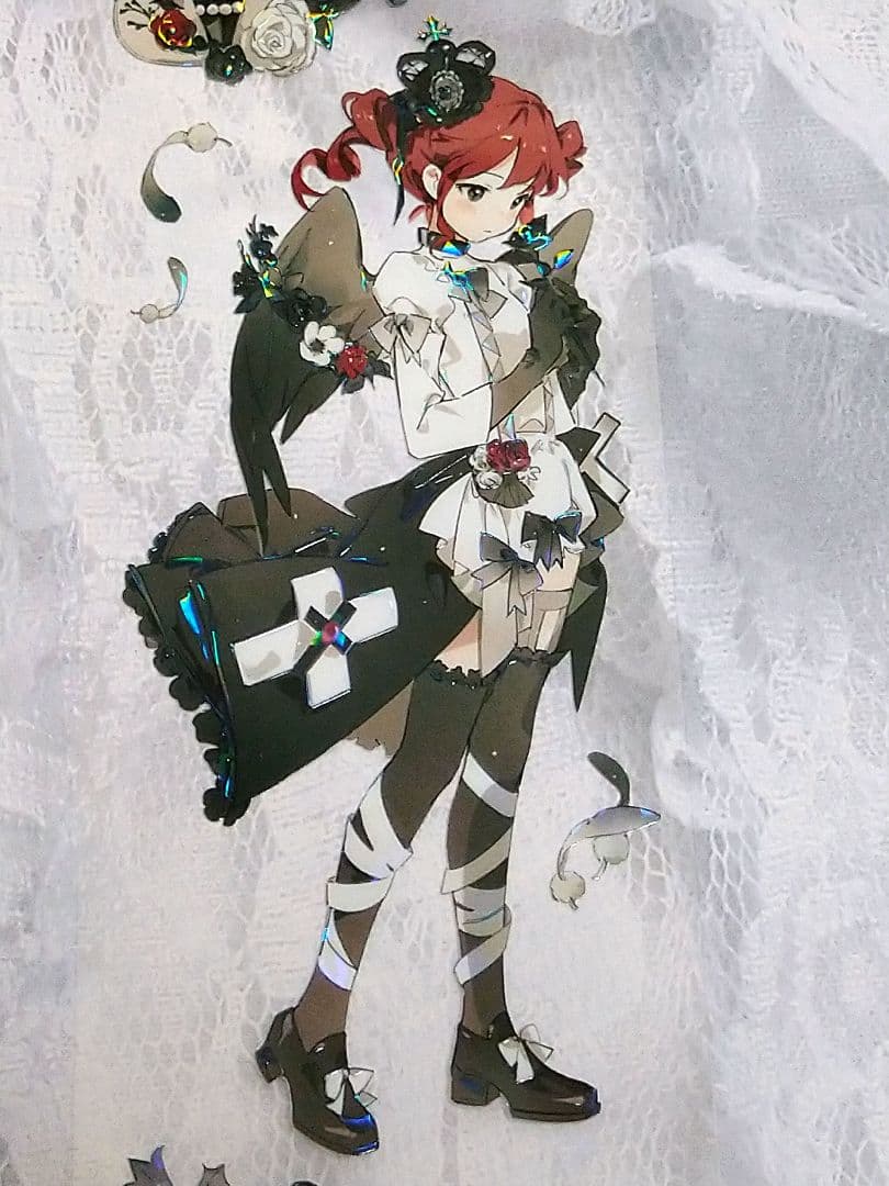 J541＃圣心玫瑰(贝壳光)shine切り売り海外人物マステ女の子