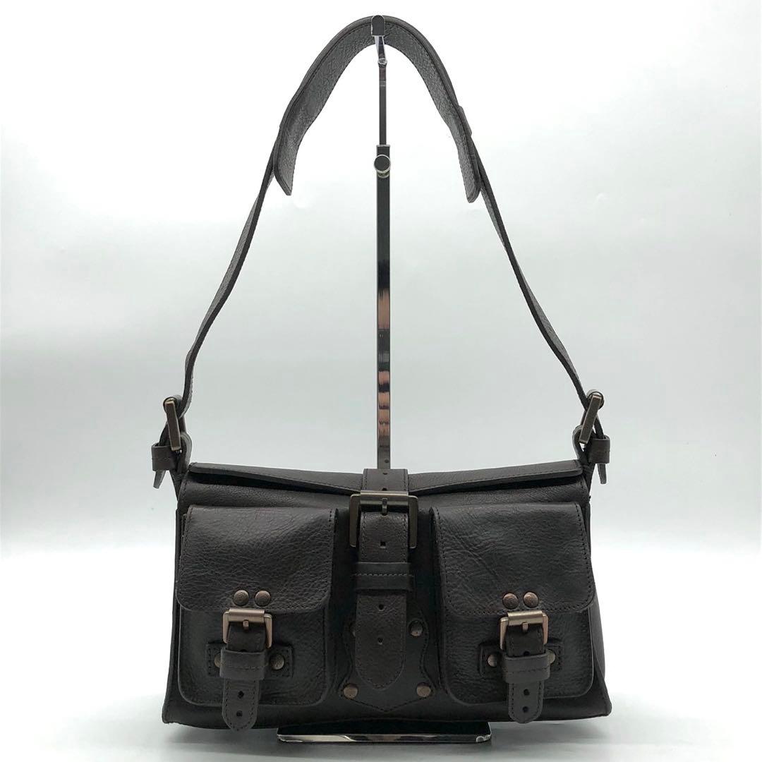 ✨極希少✨マルベリー ワンショルダーバッグ ミニロクサンヌ レザー ブラウン