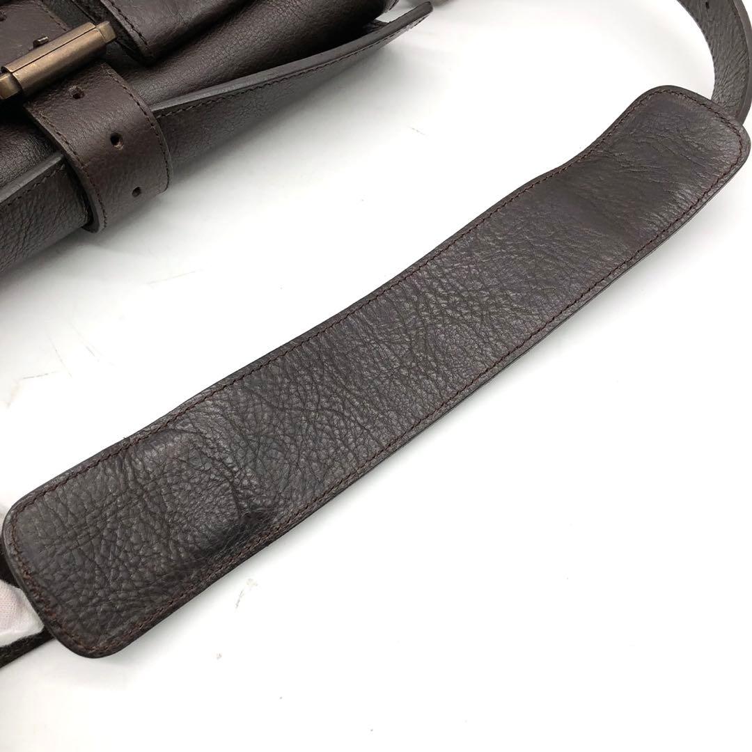 ✨極希少✨マルベリー ワンショルダーバッグ ミニロクサンヌ レザー ブラウン