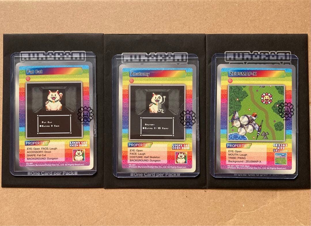 村上隆 Anatomy FatCat Geisai 限定プロモ３枚セット