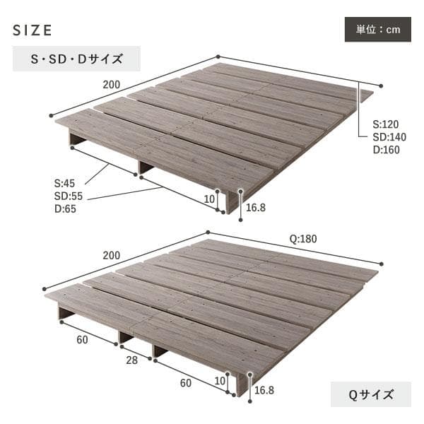 送料無料 シングルベッド フレーム 保証・コンセント付き すのこ ナチュラル