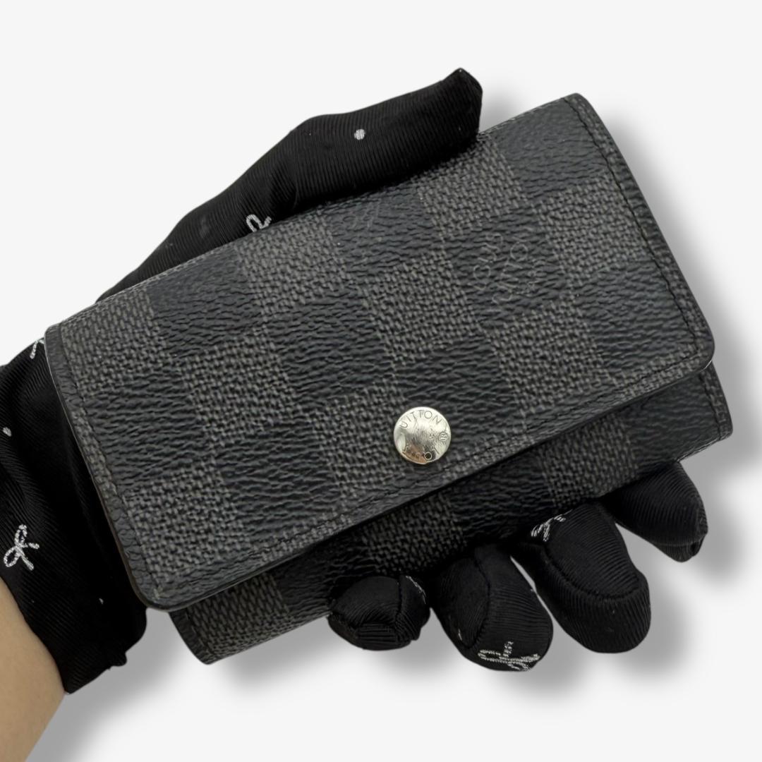 【美品】　ルイヴィトン　キーケース　ダミエグラフィット　ミュルティクレ6