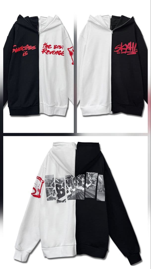 ジップパーカー