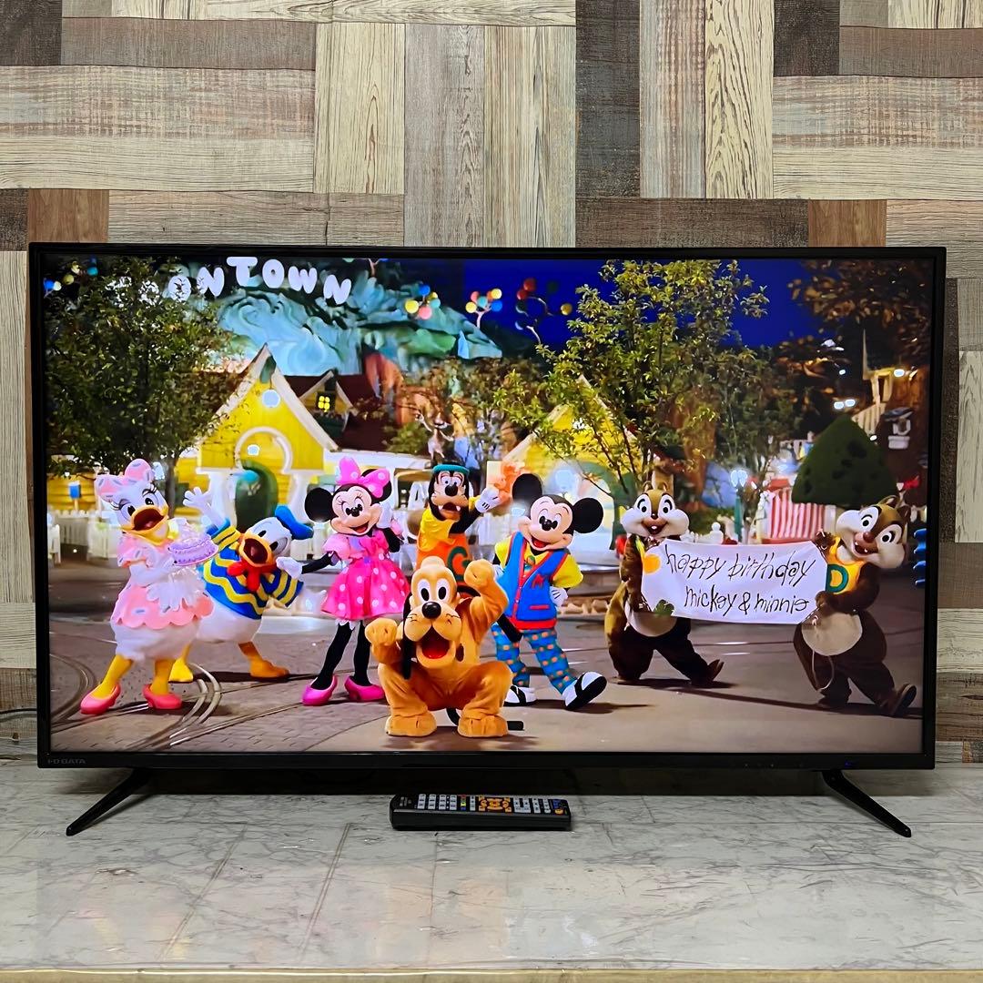 即日受渡❣️全国送料込I-O DATA 4K43型液晶モニタースピーカーリモコン付