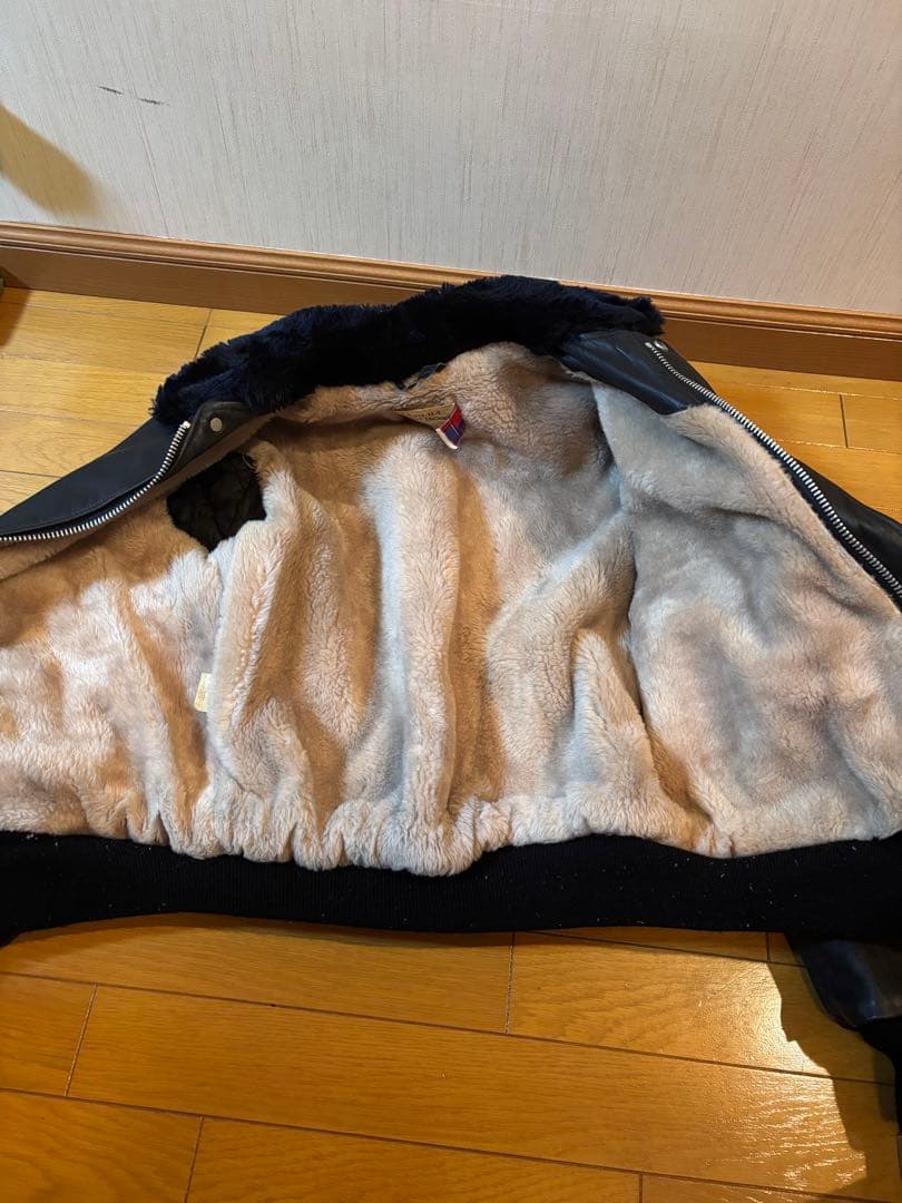 schott ショット　レザージャケット　ボア　ボンバー