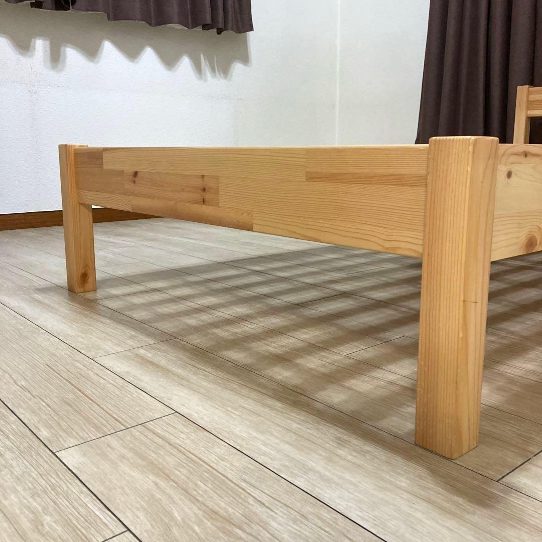 【自社配送エリア内限定販売】パっと見超美品！MUJIすのこシングルベットフレーム