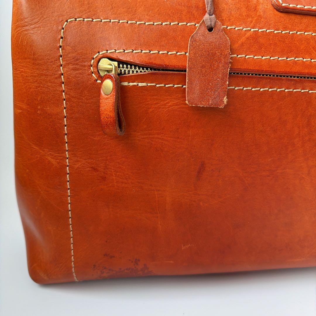 HERZ ソフトダレスバッグ ビジネスバッグ キャメル ブラウン