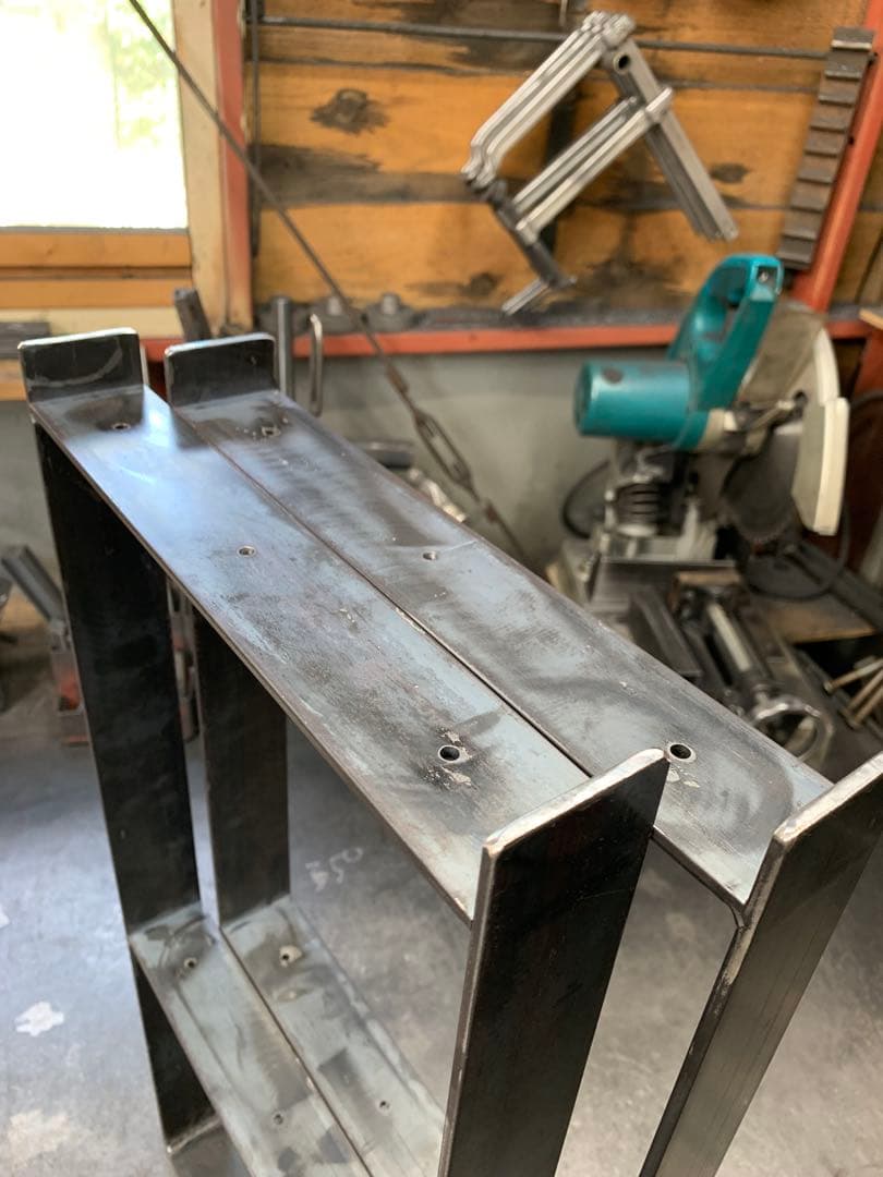 WAVESオーダー制作 鉄脚 シェルフ アイアンレッグ TVボード 什器