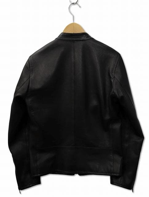 MOLEC モレック プロンジェラムレザー シングル ライダースジャケット 44