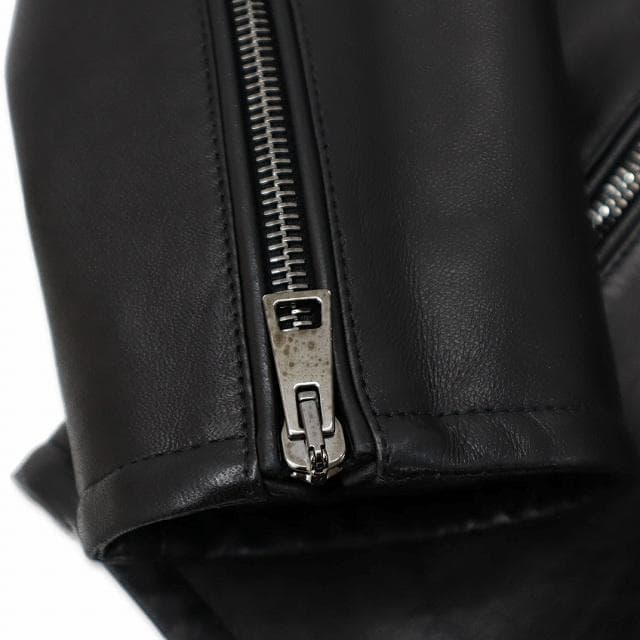 MOLEC モレック プロンジェラムレザー シングル ライダースジャケット 44
