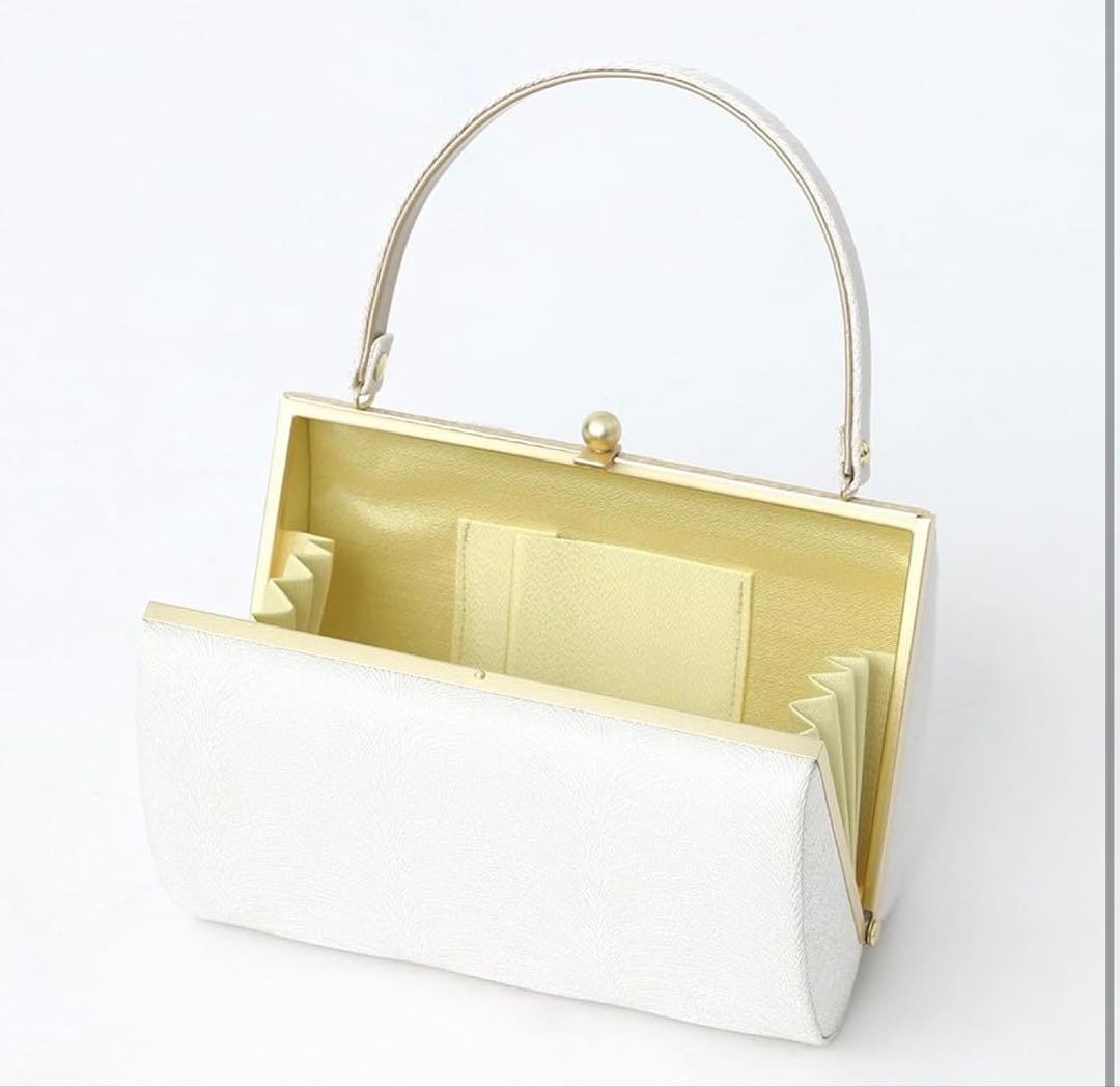 草履バックセット　銀ミンク　Fサイズ　銀