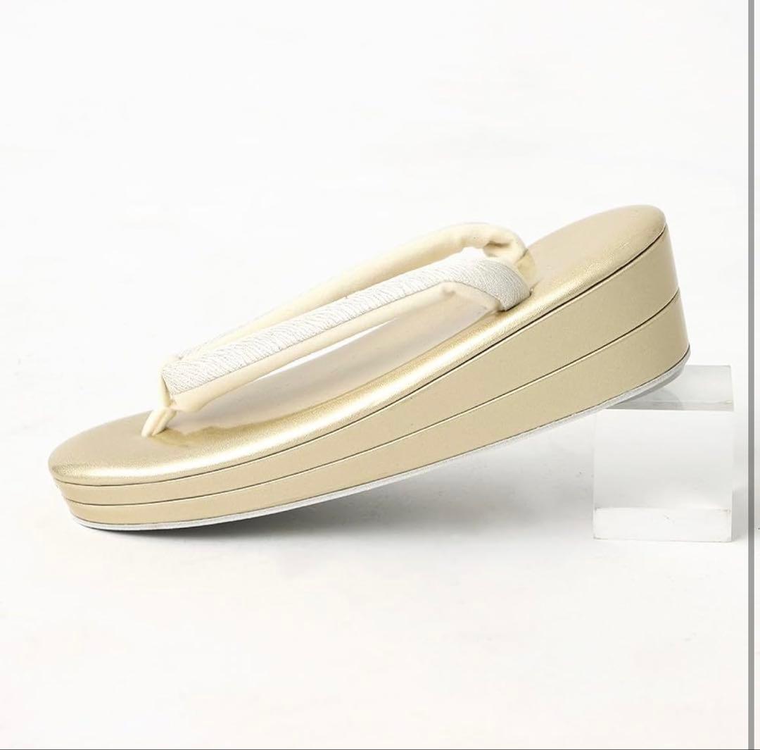 草履バックセット　銀ミンク　Fサイズ　銀