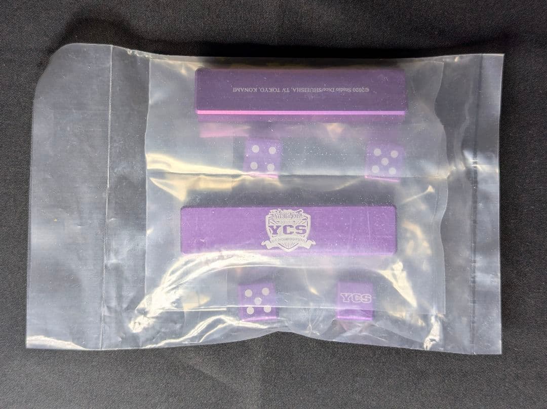 遊戯王 YCS 2025 ダイス 紫　パープル メタル マグネット