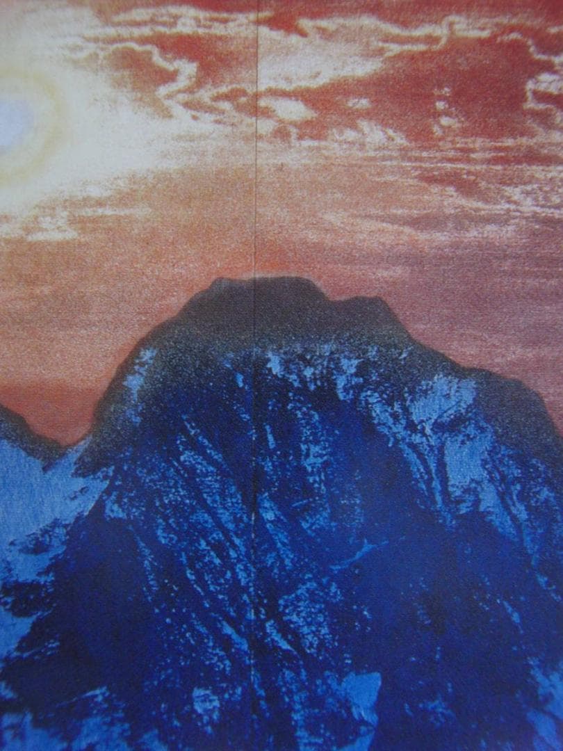 下田義寛、【羽搏く】、希少な額装用画集より、新品額装付