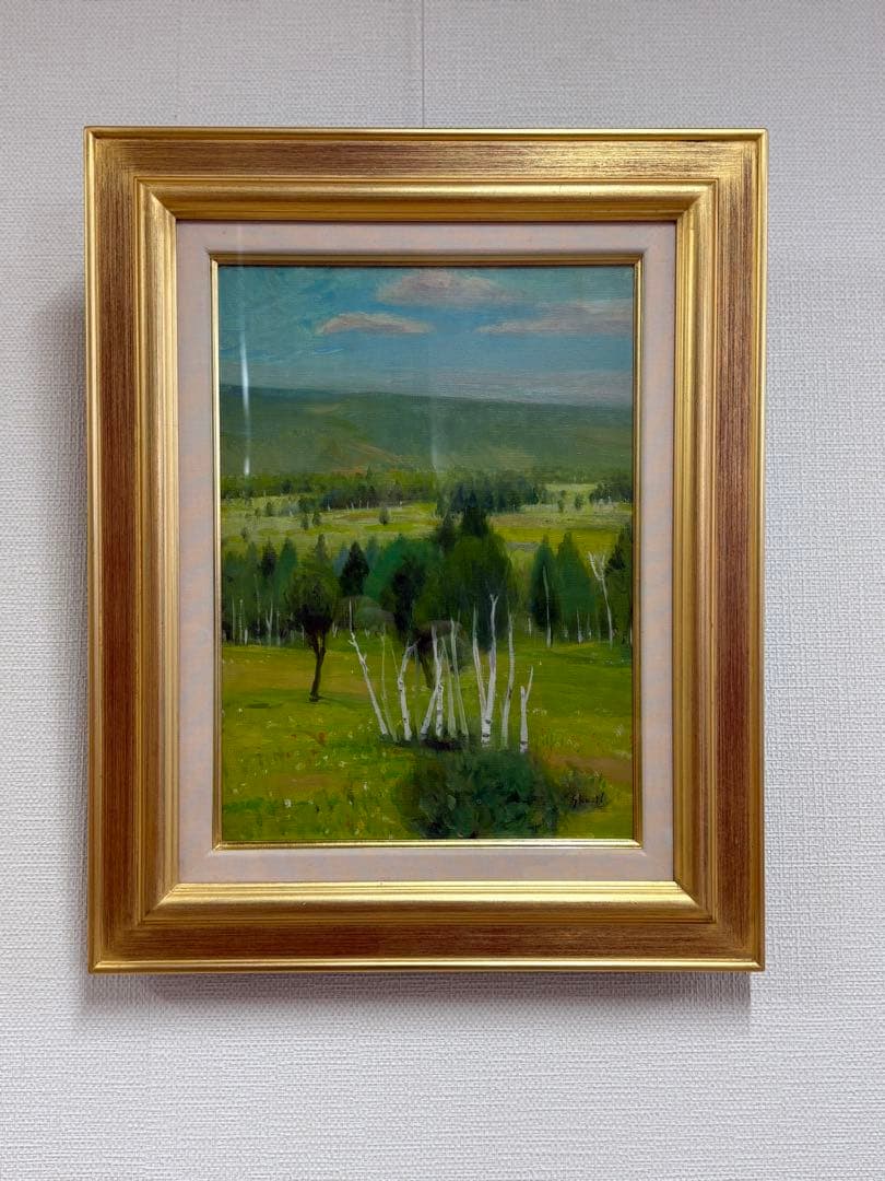 風景油彩画 塗師祥一郎画伯　『シベリア』