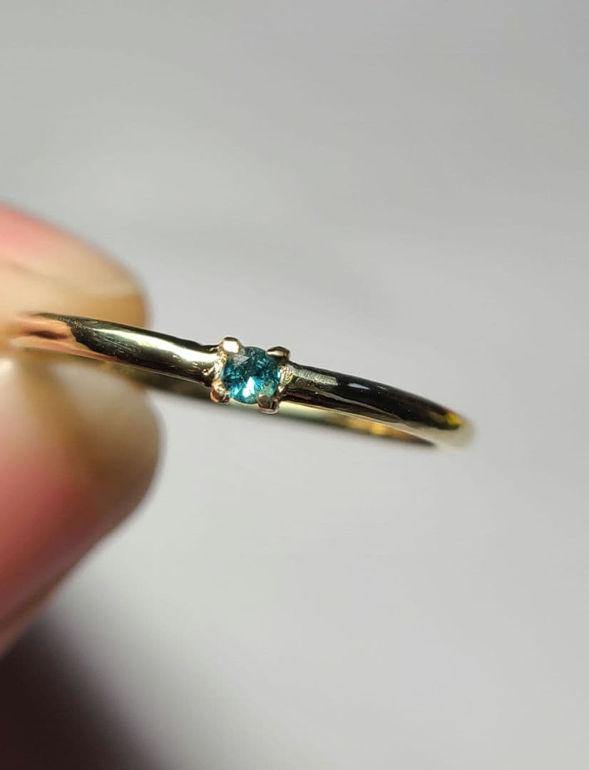 JiJikoro☆★ブラジルバターリャパライバトルマリンリング★